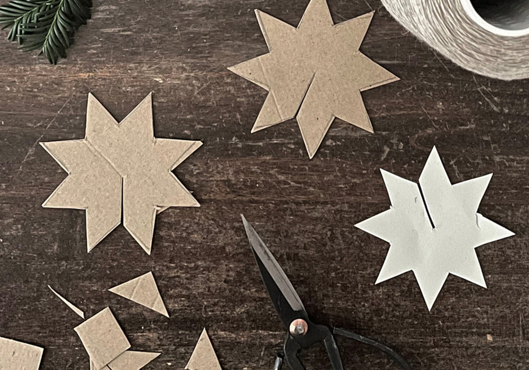 3D Sterne aus Pappe oder (Sperr) Holz