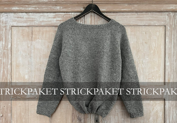 NATURKINDER RAGLAN PULLOVER KEEP IT SIMPLE [STRICKPAKET]