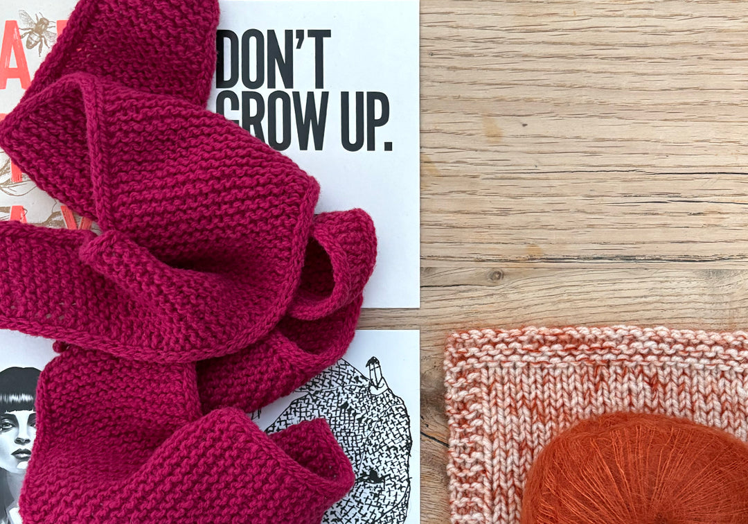 Pflanzengefärbte MERINO NATURWOLLE | *FUCHSIA* [COCHENILLE]