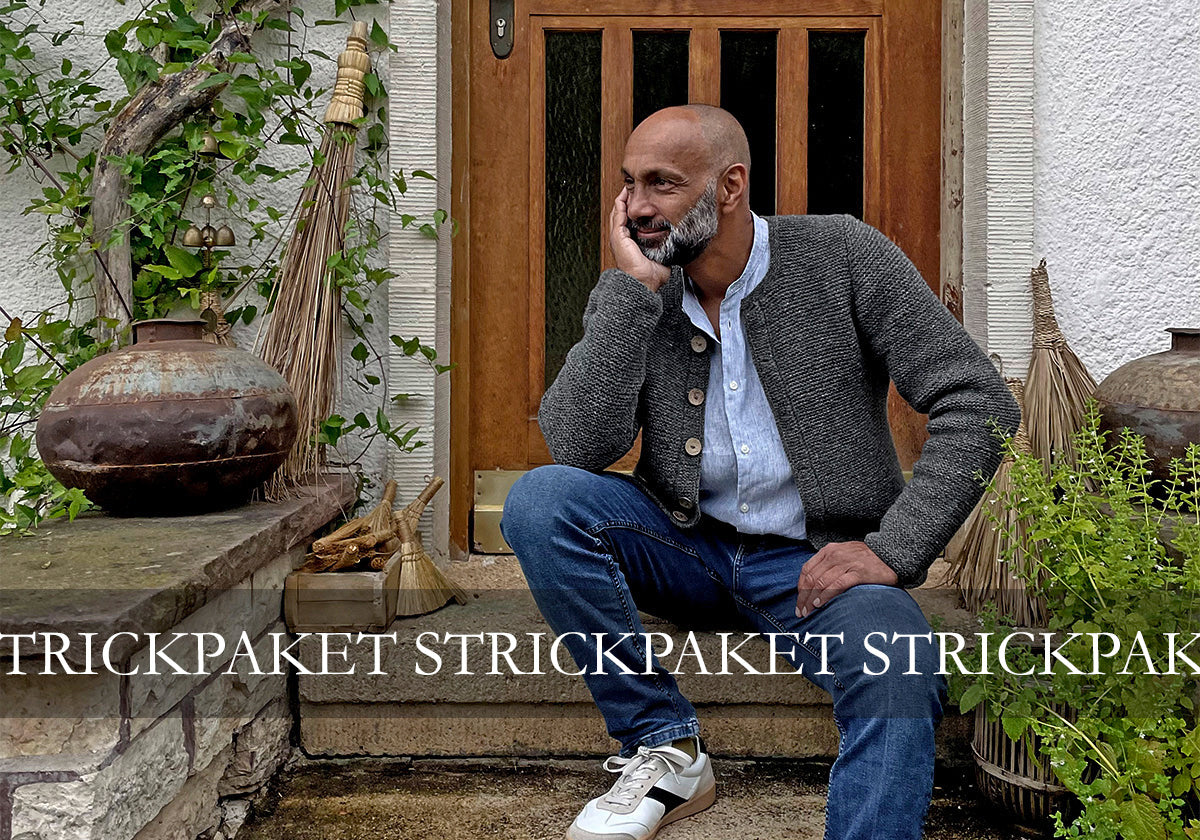 NATURKINDER TRACHTENJANKER WENDELSTEIN FÜR IHN [STRICKPAKET]