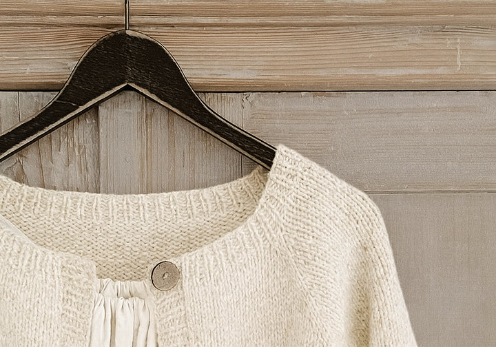 NATURKINDER RAGLAN CARDIGAN KEEP IT SIMPLE [STRICKPAKET]