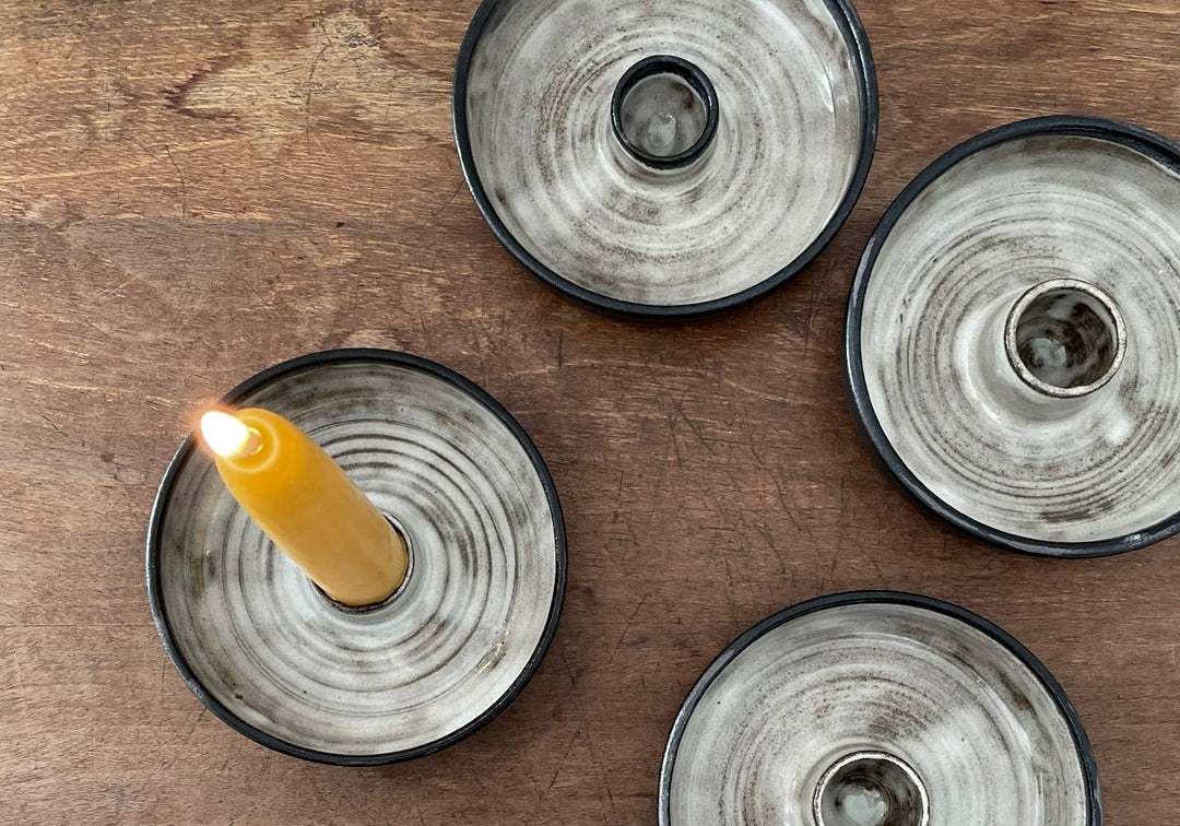 KERZENHALTER *NATURKINDER* | STEINZEUG