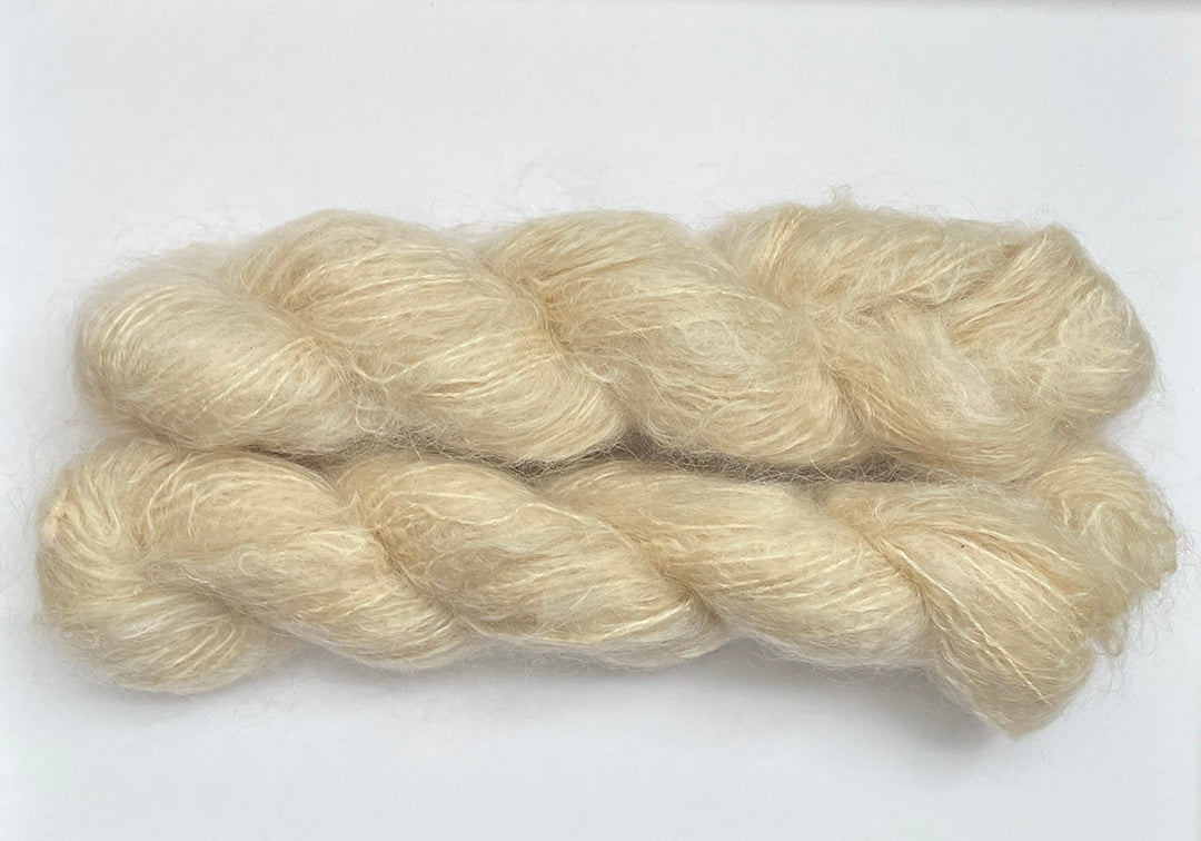 Handgefärbtes PUPPENMOHAIR | *BLOND*