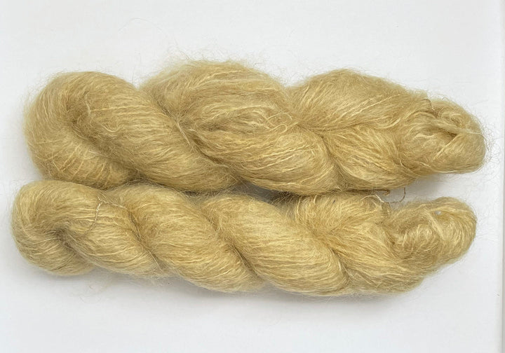 Handgefärbtes PUPPENMOHAIR | *BLOND*