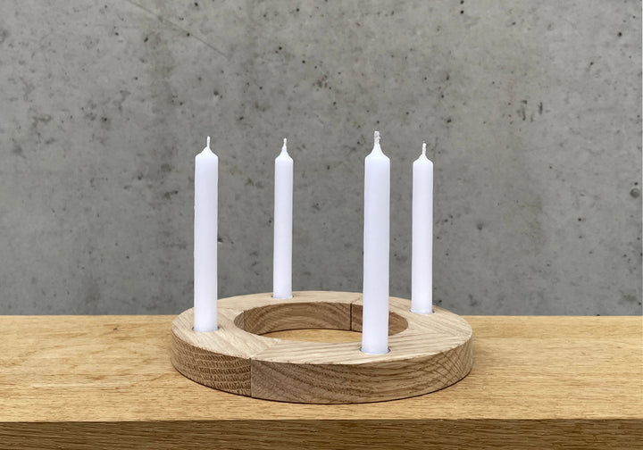 ADVENTSKRANZ EICHENHOLZ