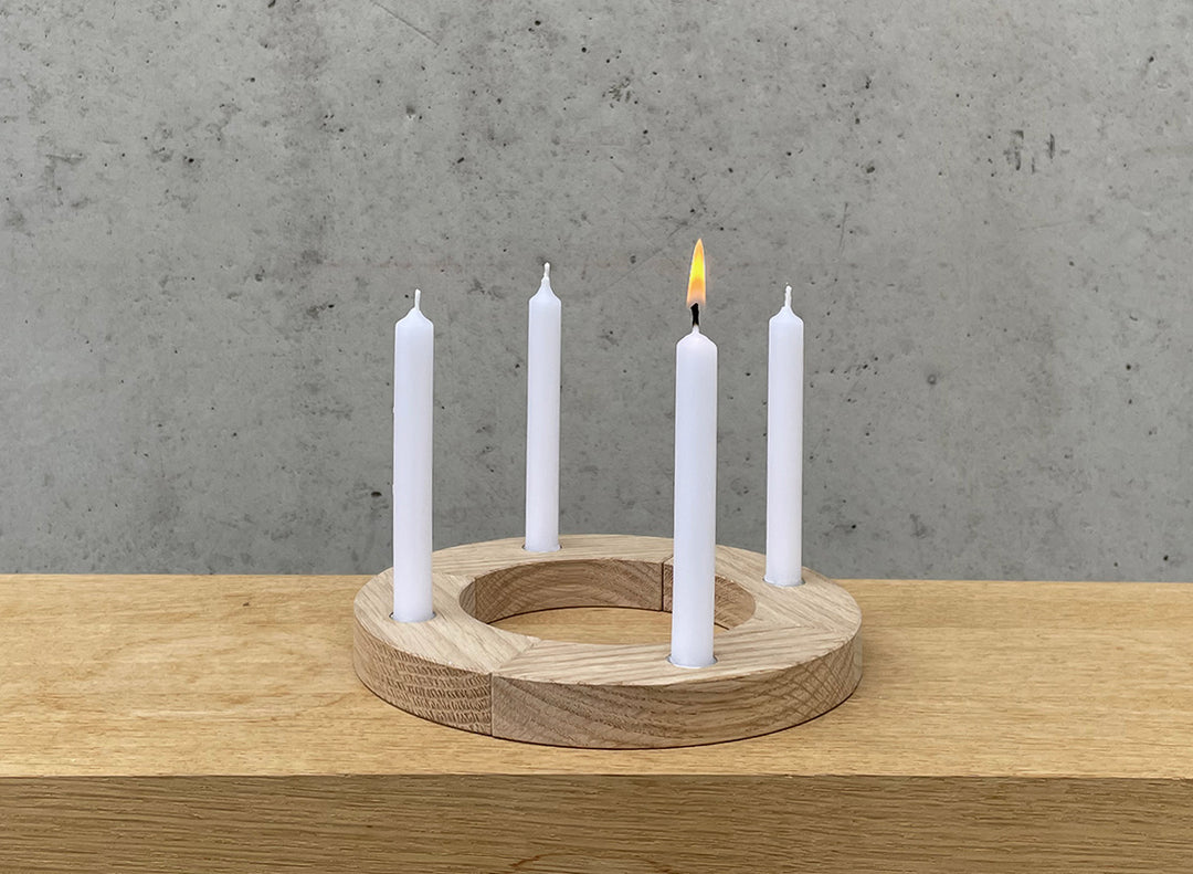 ADVENTSKRANZ EICHENHOLZ