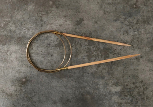 Rundstricknadel OLIVENHOLZ 80 cm Nr. 4