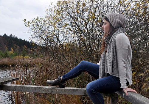 NATURKINDER Schal THE SLIGHTEST BREEZE [Strickanleitung]