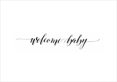 Postkarten Set *welcome baby*