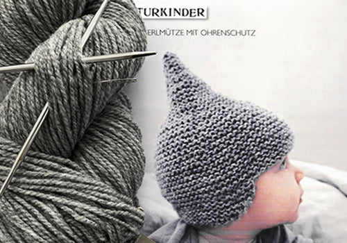 NATURKINDER ZWERGERLMÜTZE [STRICKPAKET]