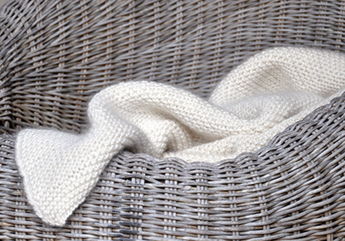 ORIGINAL NATURKINDER Babydecke [HANDGESTRICKT]