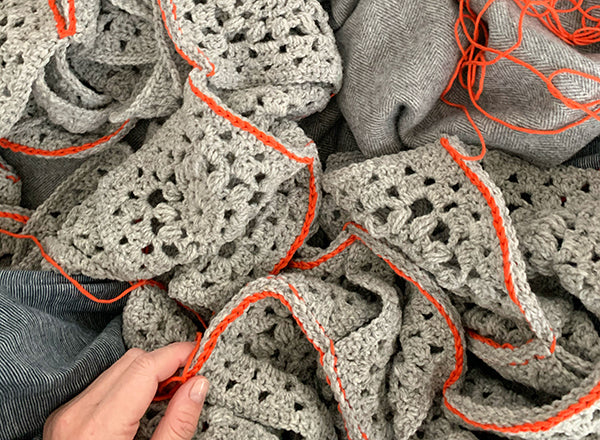 NATURKINDER GRANNY SQUARE DECKE [Wollpaket]